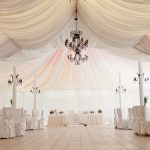 Marquee,For,The,Celebration,Of,The,Wedding.,Beautiful,White,Interior